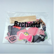 Rzctukltd Full Set Photo Booth Prop Moustache Wedding/Hen Do Party/Stag Night Game