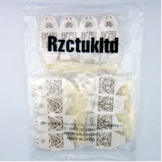 Rzctukltd Luxury Lase Cut Wedding Sweets Candy Gift Favour Boxes with Ribbon Table Decorations (50, Ivory)