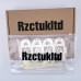 Rzctukltd Luxury Lase Cut Wedding Sweets Candy Gift Favour Boxes with Ribbon Table Decorations (50, Ivory)