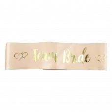 Rose Gold Hen Party Bride to Be Sashes Hen Night Do Party Bridesmaild Girls Night Out Maid (Team bride)