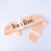 Team Bride To Be Bridesmaid Sash Hen Party Sashes Girls Night Out Accessories