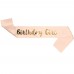 Happy Birthday Sash 16/18/21st/30/50/60th Birthday Girl Sashes Rose Gold Party