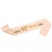 Happy Birthday Sash 16/18/21st/30/50/60th Birthday Girl Sashes Rose Gold Party